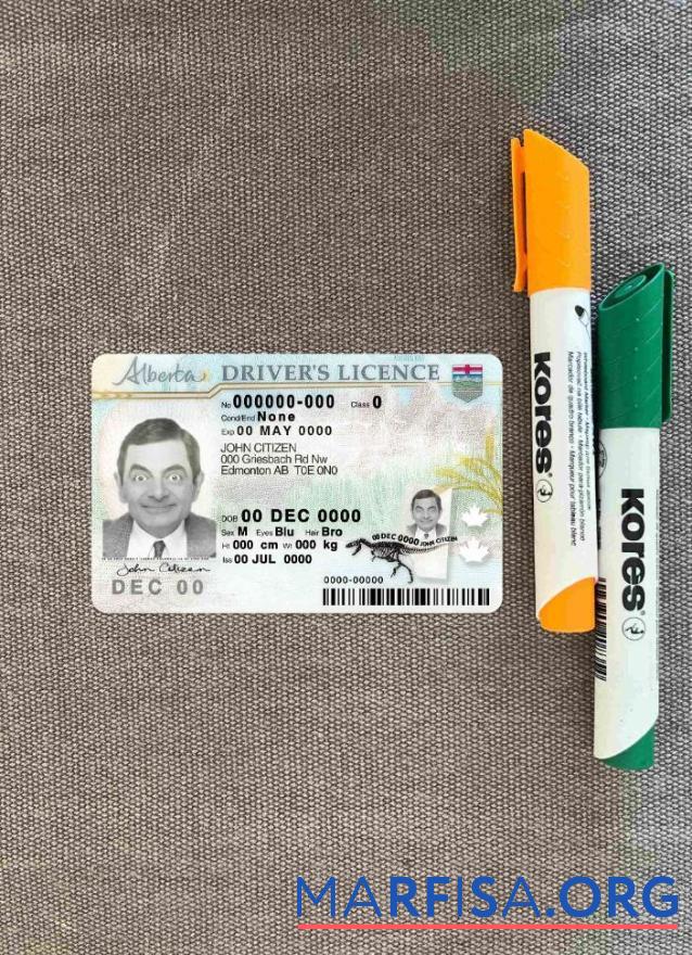 Blank Canada Alberta province DL photolook sample